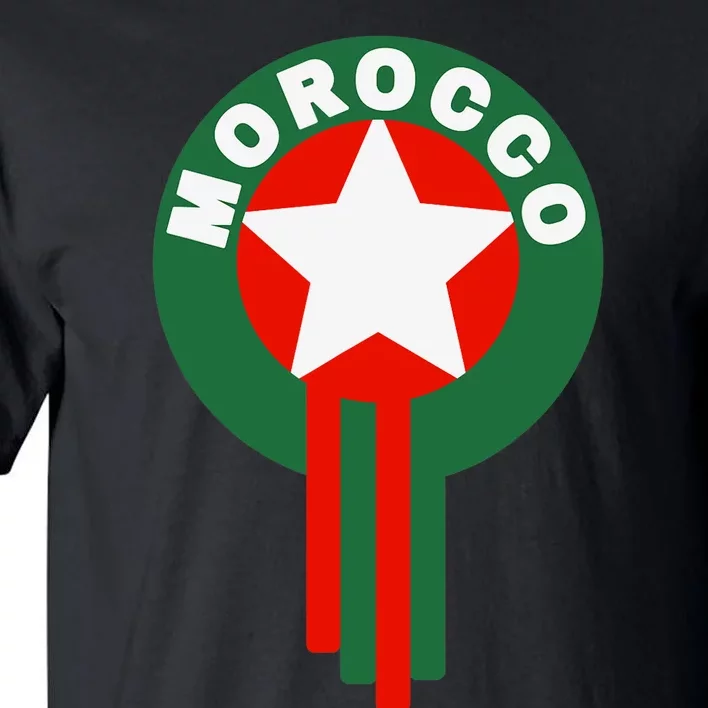 Morocco Soccer Jersey Gift Morocco Football Fans Tall T-Shirt