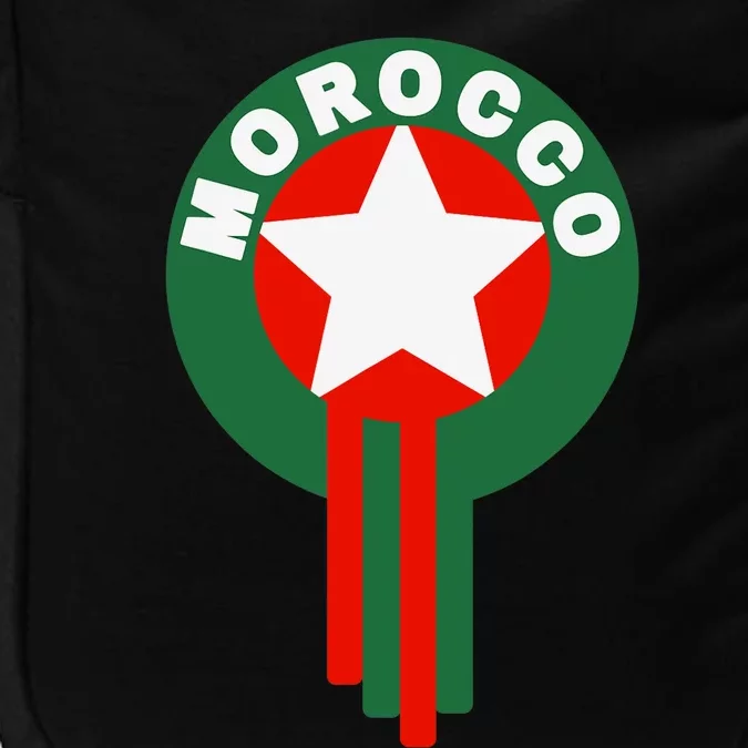 Morocco Soccer Jersey Gift Morocco Football Fans Impact Tech Backpack