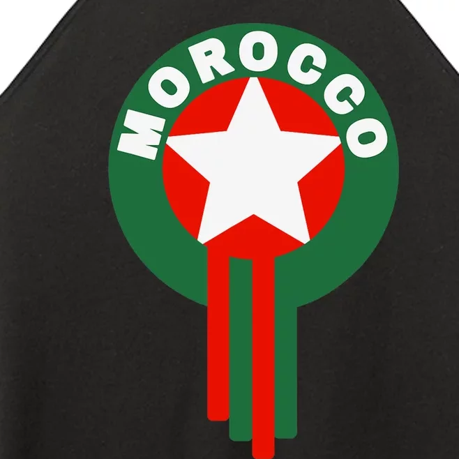 Morocco Soccer Jersey Gift Morocco Football Fans Women’s Perfect Tri Rocker Tank