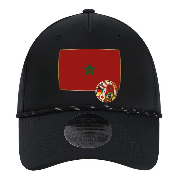 Morocco Soccer Jersey Morocco Flag Performance The Dyno Cap