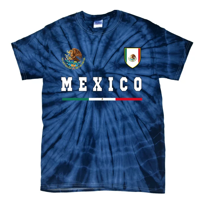 Mexico Sports/Soccer Jersey Tee Flag Football Tie-Dye T-Shirt