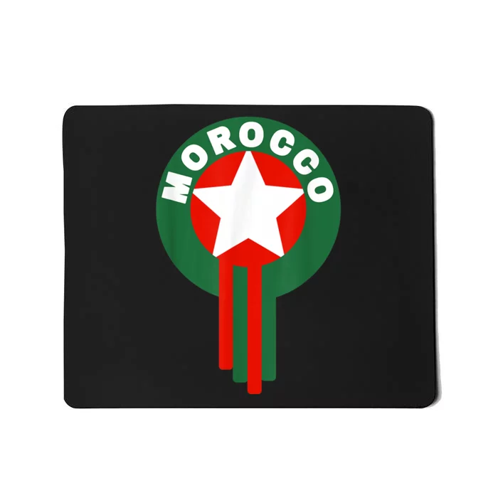 Morocco Soccer Jersey Gift Morocco Football Fans Mousepad