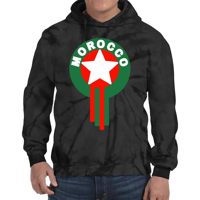 Morocco Soccer Jersey Morocco Football Fans Tie Dye Hoodie