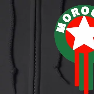 Morocco Soccer Jersey Morocco Football Fans Full Zip Hoodie