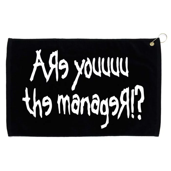 Meth Syndicate Karen Are You The Manager Grommeted Golf Towel