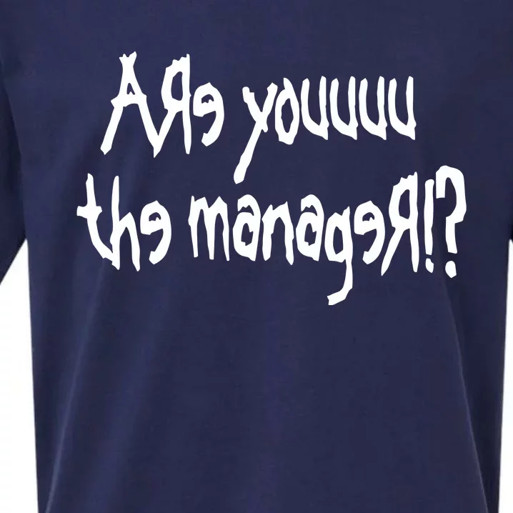 Meth Syndicate Karen Are You The Manager Sueded Cloud Jersey T-Shirt