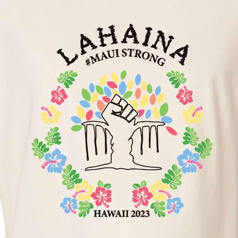 Maui Strong Lahaina Banyan Tree Pray For Maui Garment-Dyed Women's Muscle Tee