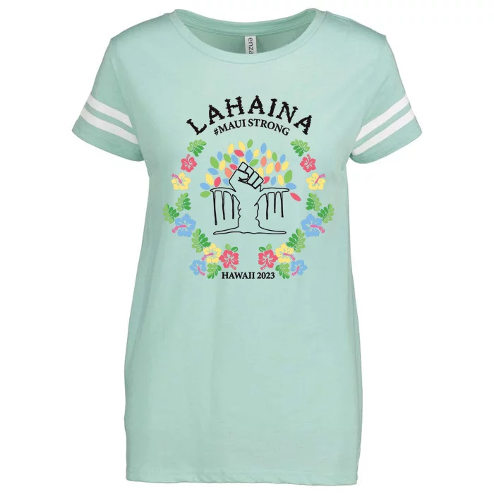 Maui Strong Lahaina Banyan Tree Pray For Maui Enza Ladies Jersey Football T-Shirt