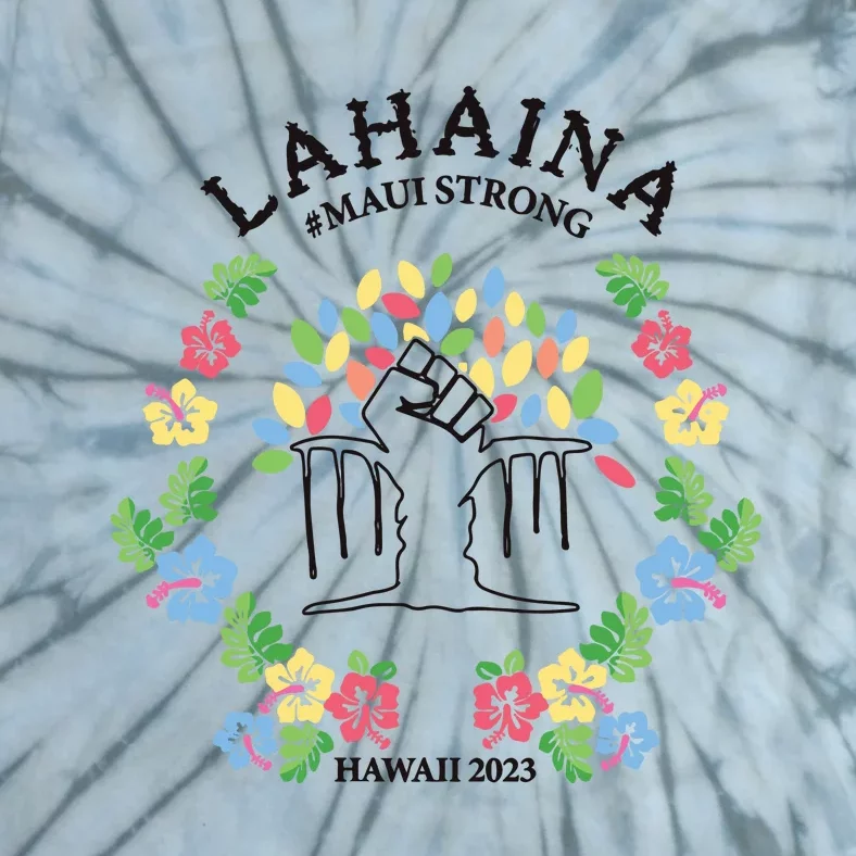 Maui Strong Lahaina Banyan Tree Pray For Maui Tie-Dye T-Shirt