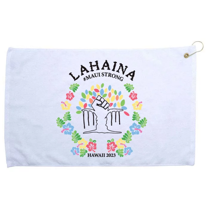 Maui Strong Lahaina Banyan Tree Pray For Maui Grommeted Golf Towel