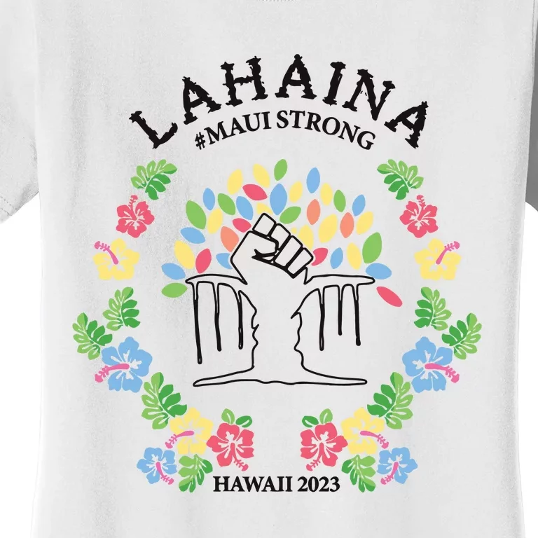 Maui Strong Lahaina Banyan Tree Pray For Maui Women's T-Shirt