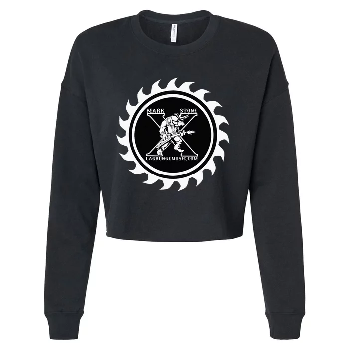 Mark Stone LaGrunge Music Cropped Pullover Crew