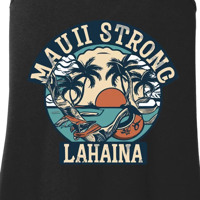 Maui Strong Lahaina Banyan Tree Ladies Essential Tank