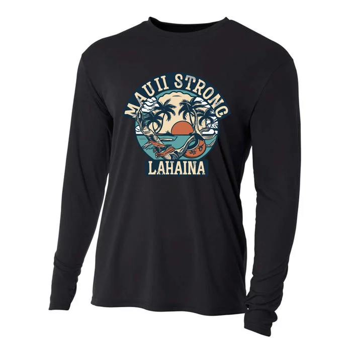 Maui Strong Lahaina Banyan Tree Cooling Performance Long Sleeve Crew