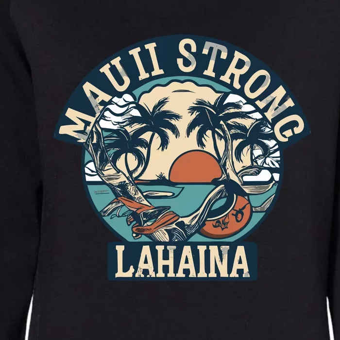 Maui Strong Lahaina Banyan Tree Womens California Wash Sweatshirt