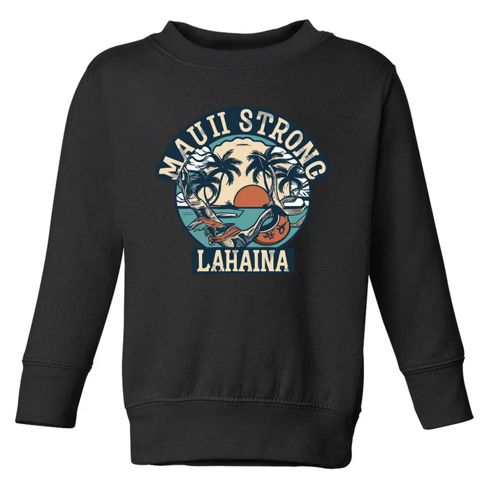 Maui Strong Lahaina Banyan Tree Toddler Sweatshirt