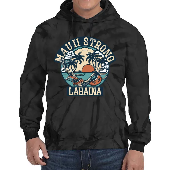 Maui Strong Lahaina Banyan Tree Tie Dye Hoodie