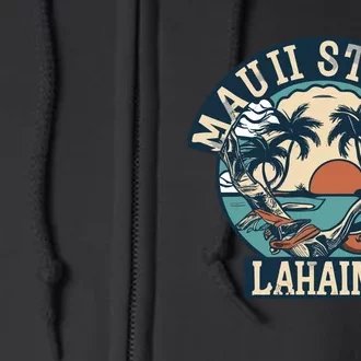 Maui Strong Lahaina Banyan Tree Full Zip Hoodie