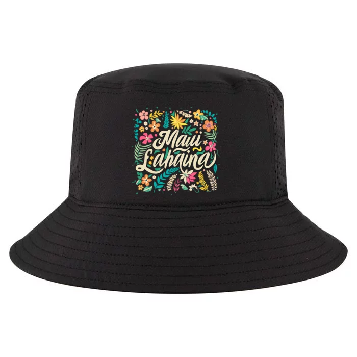 Maui Strong Lahaina Floral Cool Comfort Performance Bucket Hat