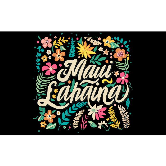 Maui Strong Lahaina Floral Bumper Sticker