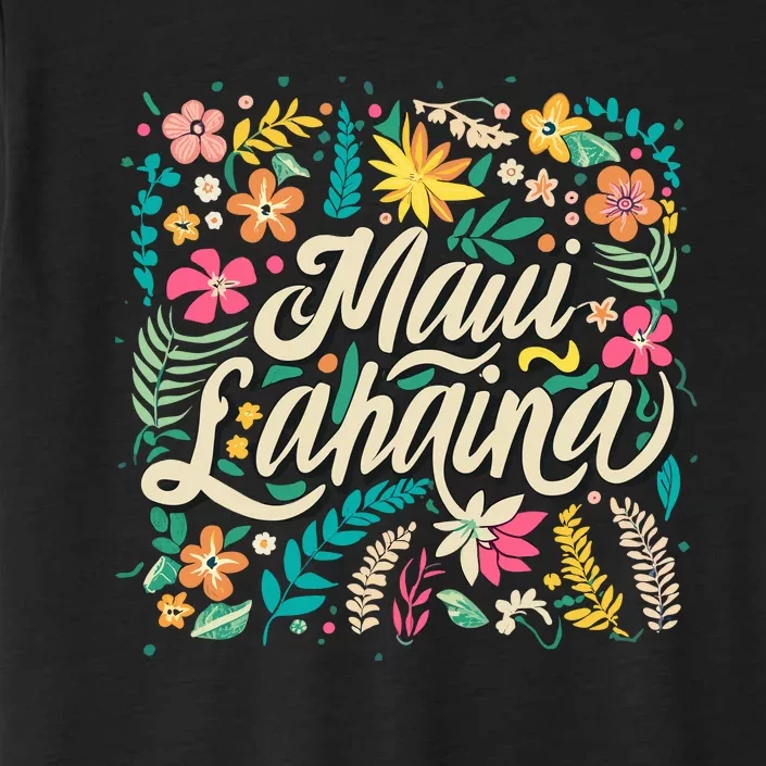 Maui Strong Lahaina Floral ChromaSoft Performance T-Shirt