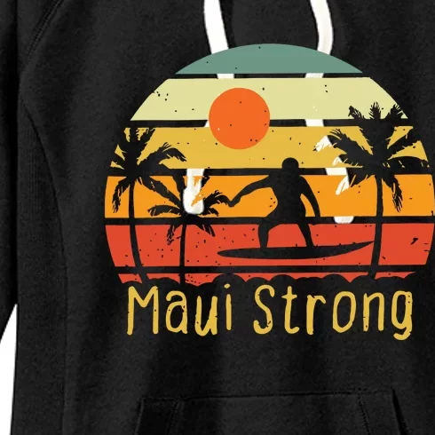 Maui Strong Lahaina Banyan Tree Hawaii Women's Fleece Hoodie