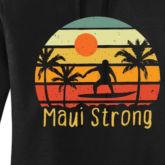 Maui Strong Lahaina Banyan Tree Hawaii Women's Pullover Hoodie