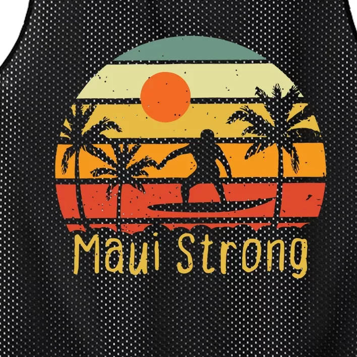 Maui Strong Lahaina Banyan Tree Hawaii Mesh Reversible Basketball Jersey Tank