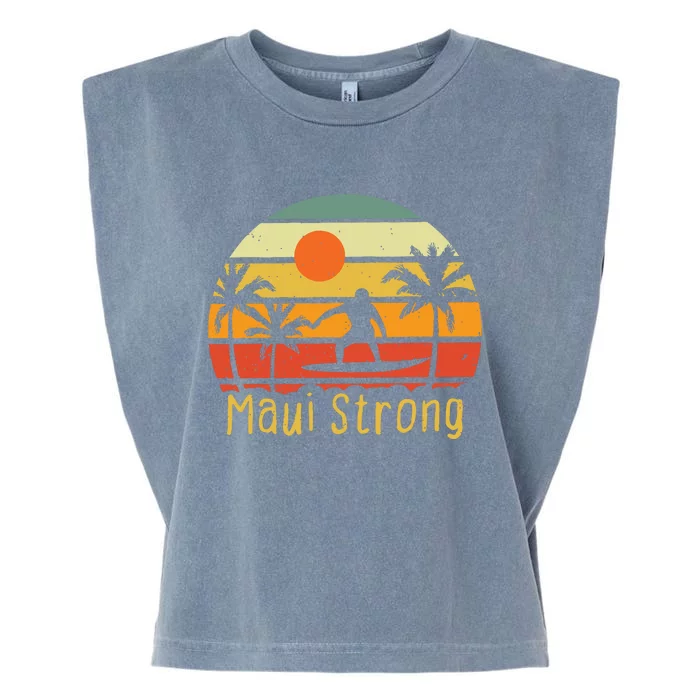 Maui Strong Lahaina Banyan Tree Hawaii Garment-Dyed Women's Muscle Tee