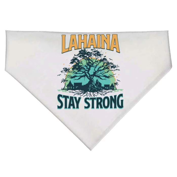 Maui Strong Lahaina Stay Strong Maui Wildfire Relief Hawaii Support USA-Made Doggie Bandana