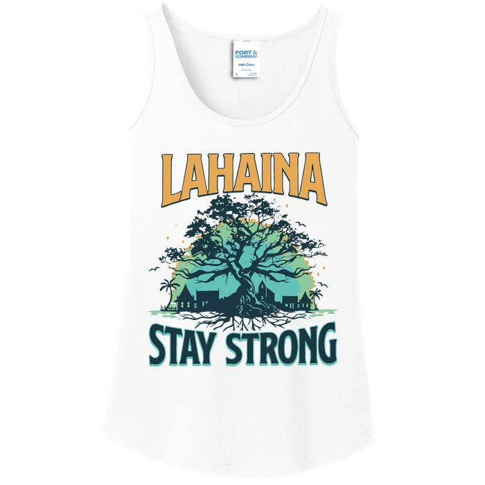 Maui Strong Lahaina Stay Strong Maui Wildfire Relief Hawaii Support Ladies Essential Tank