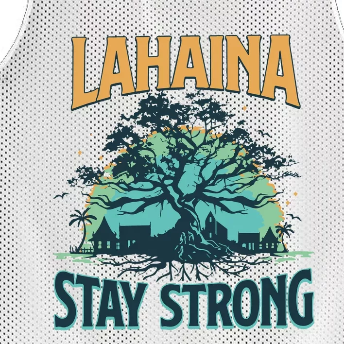 Maui Strong Lahaina Stay Strong Maui Wildfire Relief Hawaii Support Mesh Reversible Basketball Jersey Tank