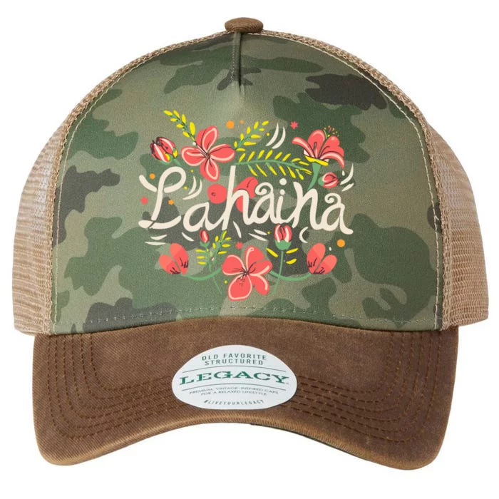 Maui Strong Lahaina Flower Legacy Tie Dye Trucker Hat