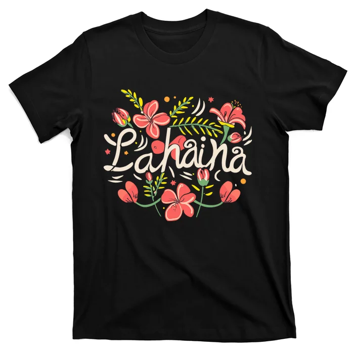 Maui Strong Lahaina Flower T-Shirt