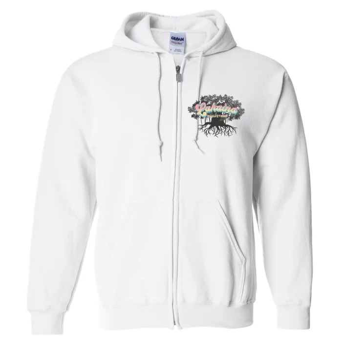 Maui Strong Lahaina Support Banyan Lahaina Hawaii Full Zip Hoodie