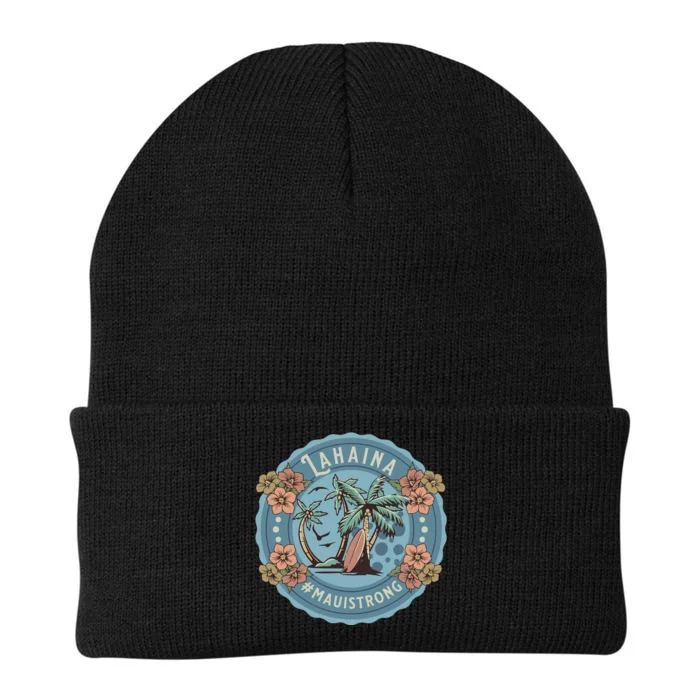 Maui Strong Lahaina Support Lahaina Hawaii Knit Cap Winter Beanie