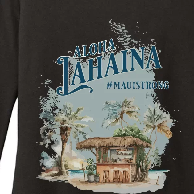 Maui Strong Lahaina Support Lahaina Hawaii Womens CVC Long Sleeve Shirt