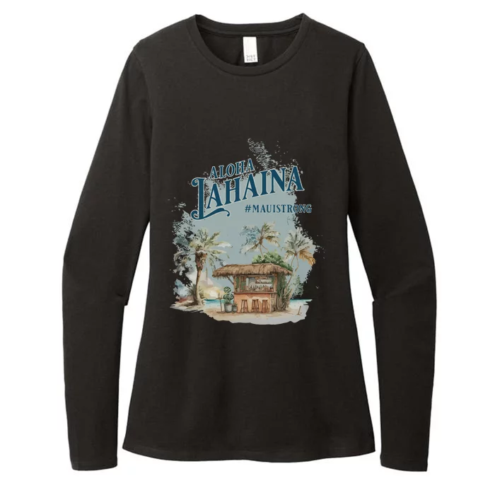 Maui Strong Lahaina Support Lahaina Hawaii Womens CVC Long Sleeve Shirt