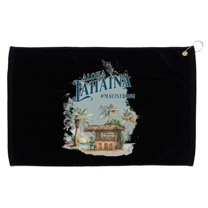 Maui Strong Lahaina Support Lahaina Hawaii Grommeted Golf Towel