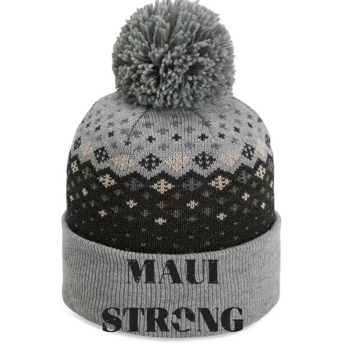 Maui Strong Lahaina Fires Maui Wildfire Relief The Baniff Cuffed Pom Beanie