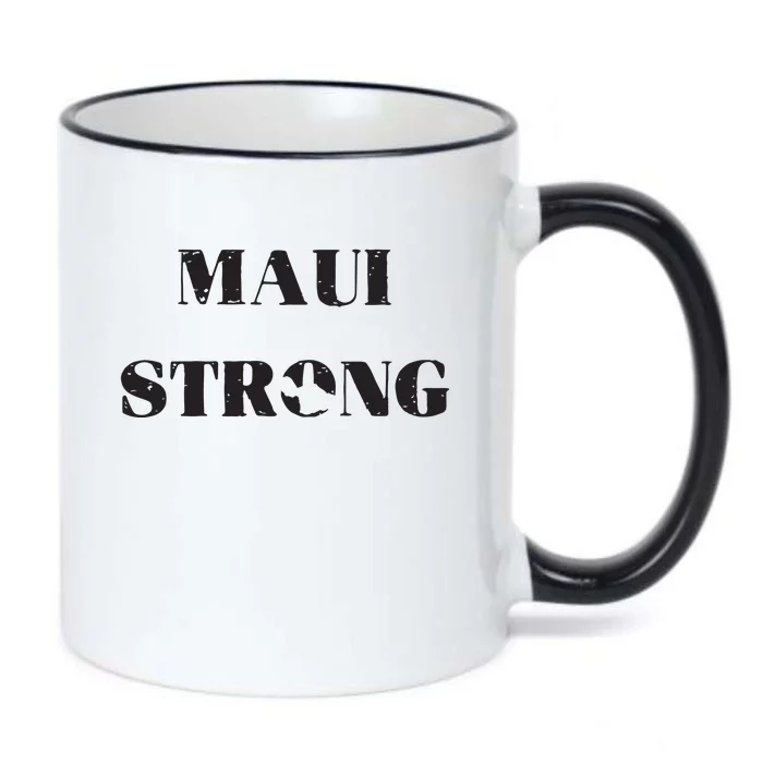 Maui Strong Lahaina Fires Maui Wildfire Relief Black Color Changing Mug