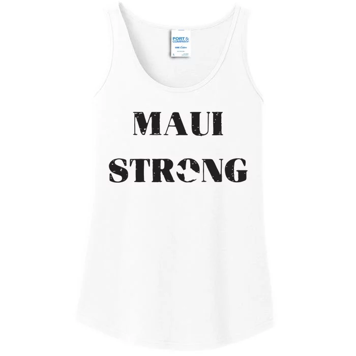 Maui Strong Lahaina Fires Maui Wildfire Relief Ladies Essential Tank