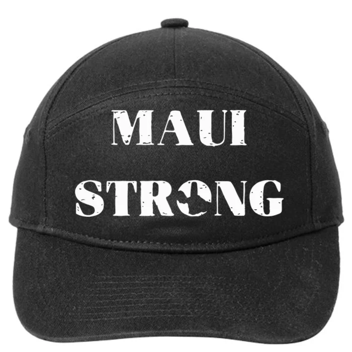 Maui Strong Lahaina Fires Maui Wildfire Relief 7-Panel Snapback Hat