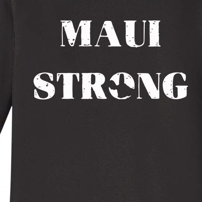 Maui Strong Lahaina Fires Maui Wildfire Relief Baby Long Sleeve Bodysuit