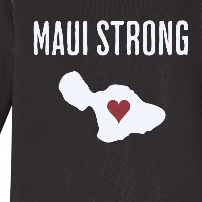 Maui Strong Lahaina Fires Maui Wildfire Relief Baby Long Sleeve Bodysuit