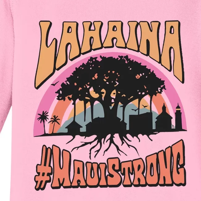 Maui Strong Lahaina Banyan Tree Baby Long Sleeve Bodysuit