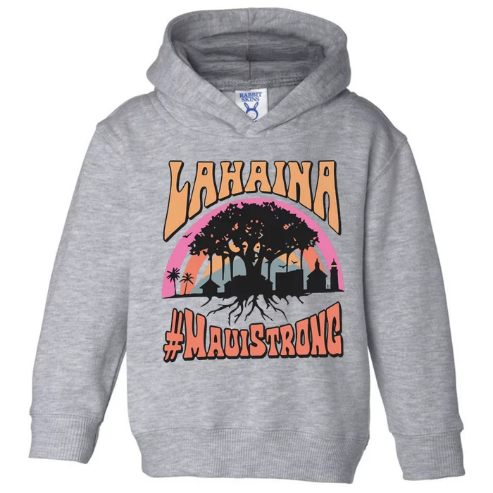 Maui Strong Lahaina Banyan Tree Toddler Hoodie