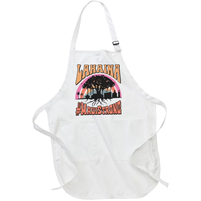 Maui Strong Lahaina Banyan Tree Full-Length Apron With Pocket