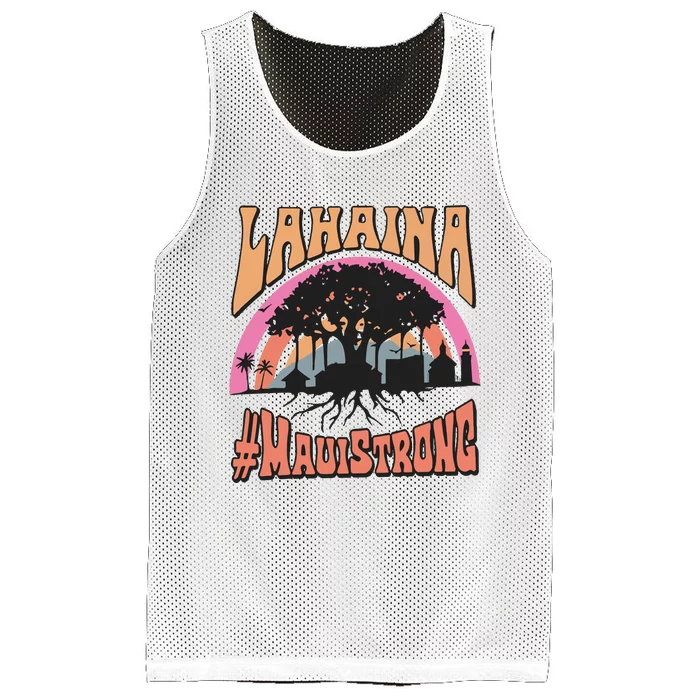 Maui Strong Lahaina Banyan Tree Mesh Reversible Basketball Jersey Tank