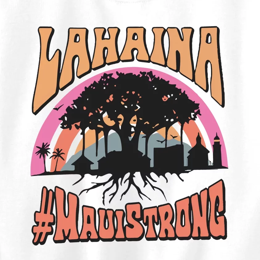 Maui Strong Lahaina Banyan Tree Kids Sweatshirt